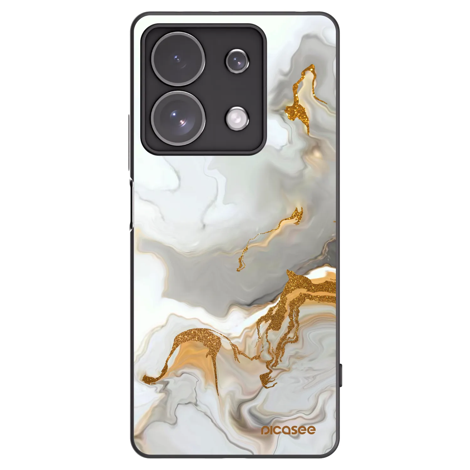 Picasee Μαύρη θήκη σιλικόνης για Xiaomi Redmi Note 13 Pro 4G - Her