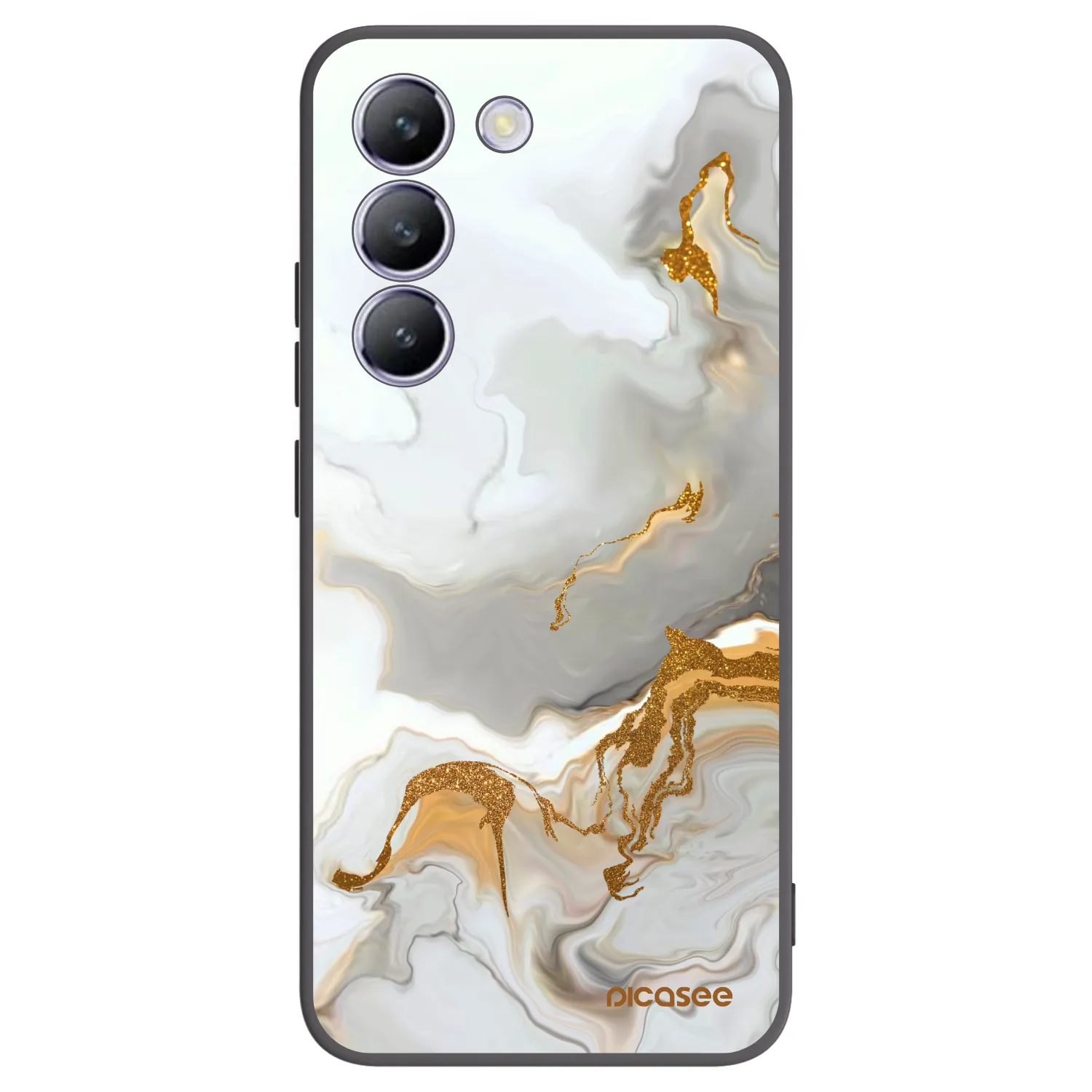 Picasee Μαύρη θήκη σιλικόνης για Vivo V40 SE 5G - Her