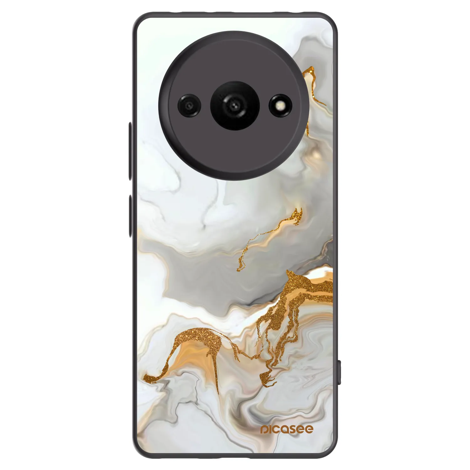 Picasee Μαύρη θήκη σιλικόνης για Xiaomi Redmi A3 - Her