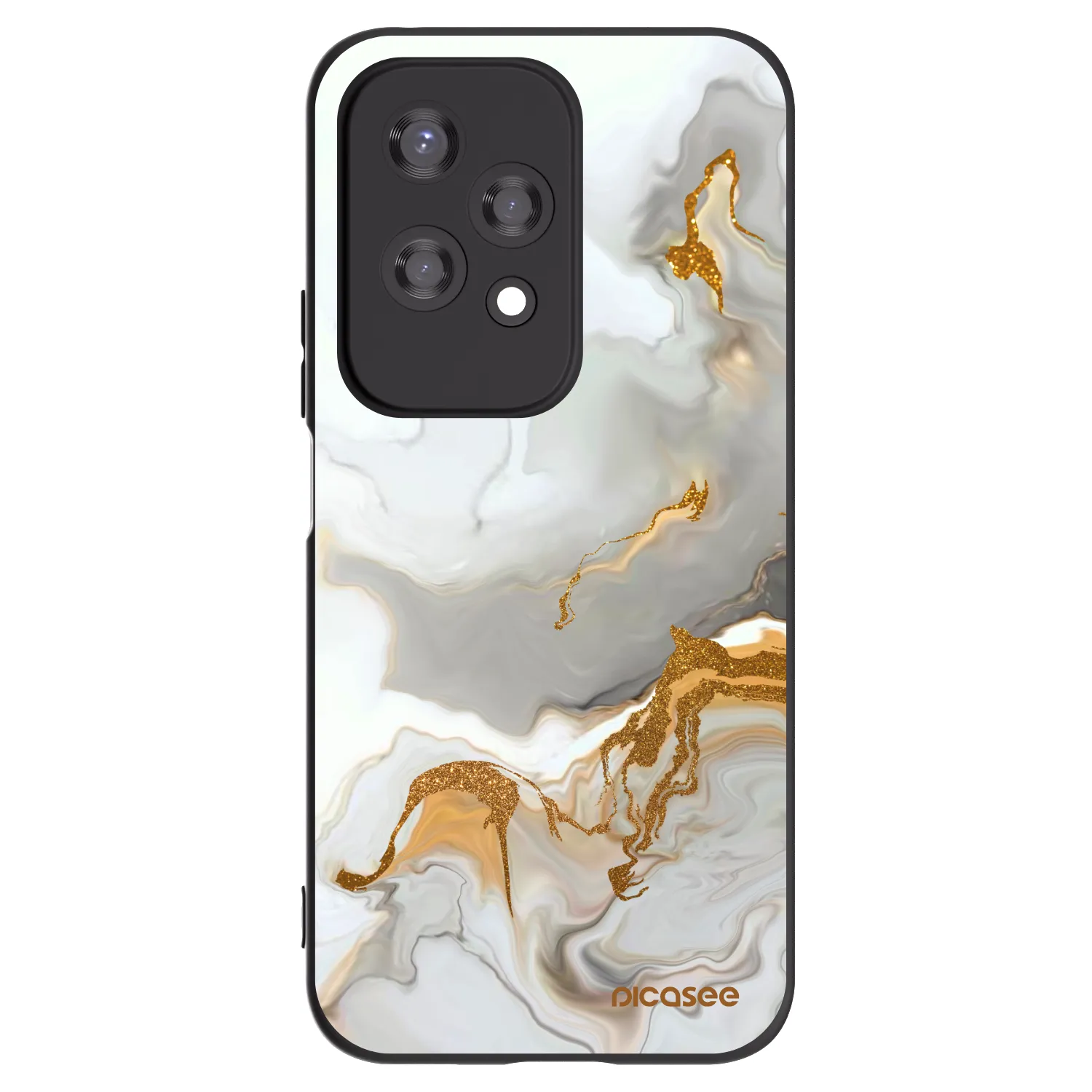 Picasee Μαύρη θήκη σιλικόνης για Honor 200 Lite - Her