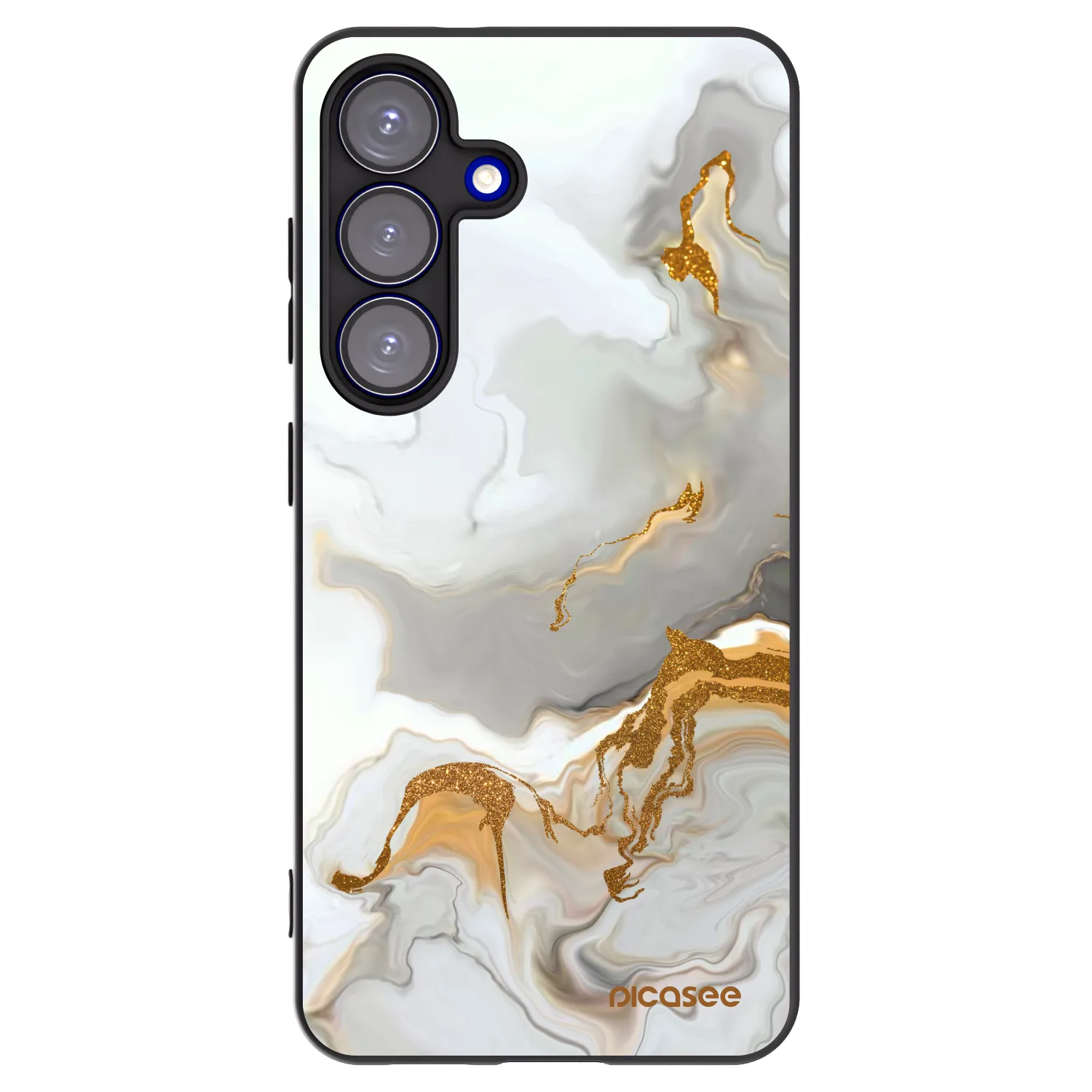 Picasee Μαύρη θήκη σιλικόνης για Samsung Galaxy S25 5G - Her