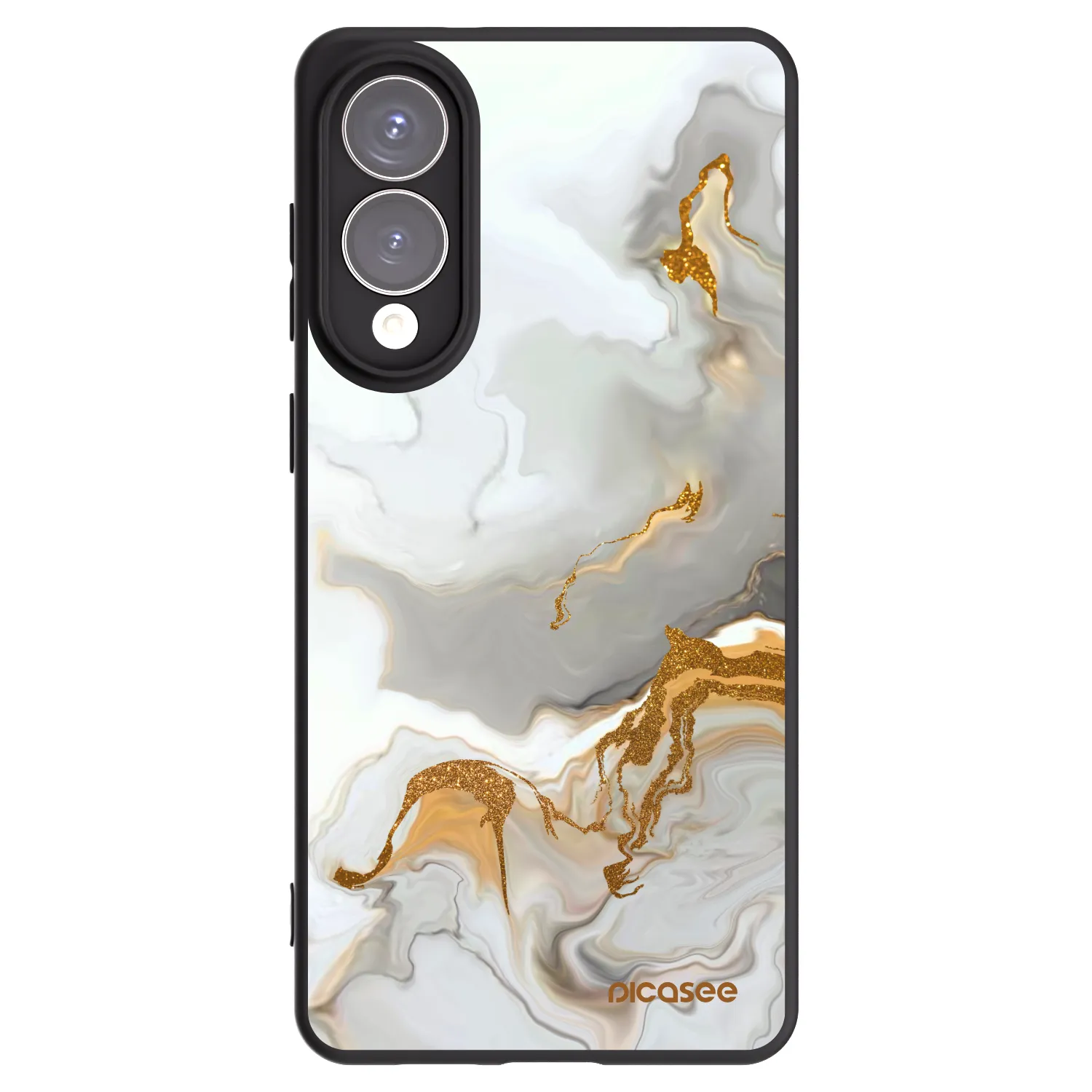 Picasee Μαύρη θήκη σιλικόνης για Samsung Galaxy S25 Edge 5G - Her