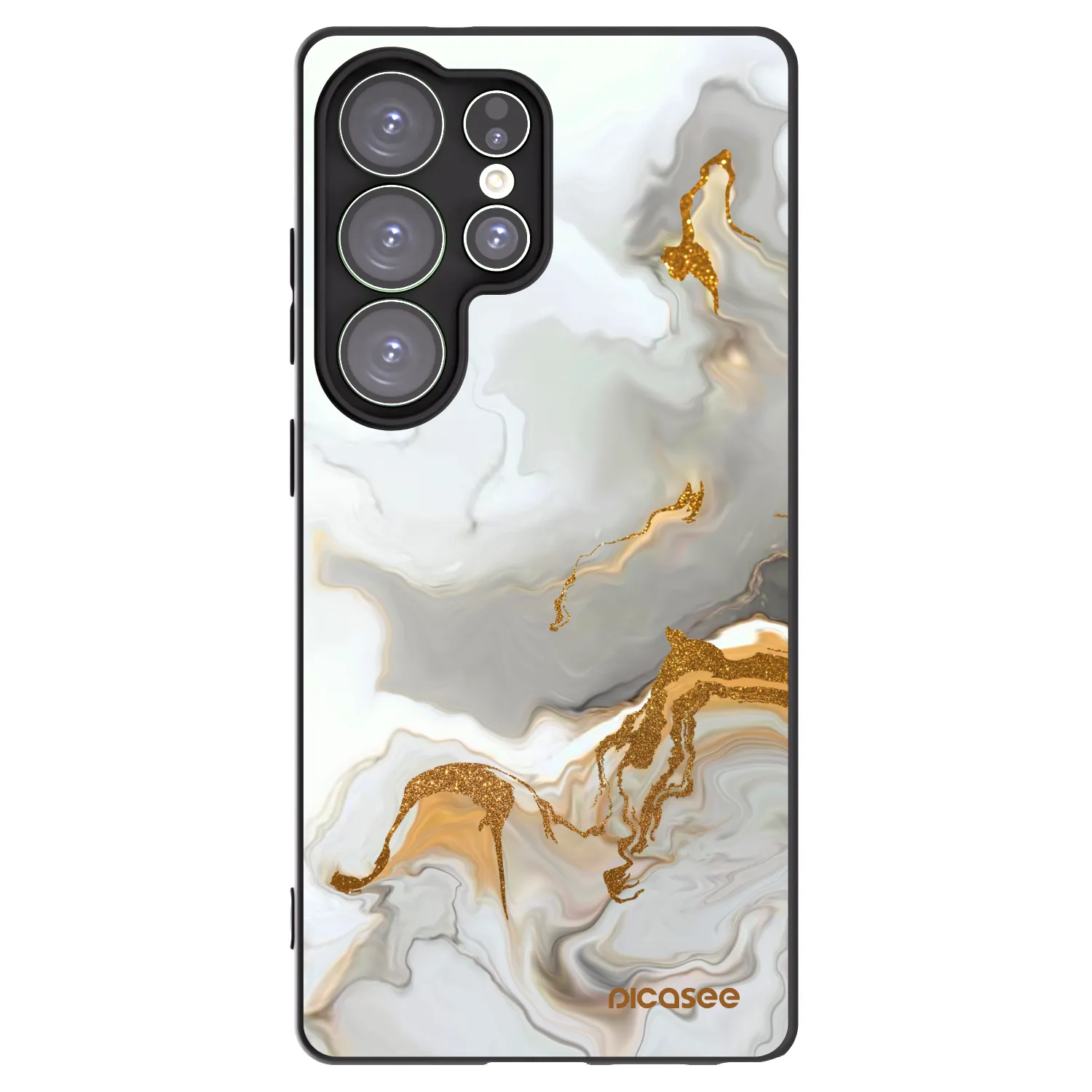 Picasee Μαύρη θήκη σιλικόνης για Samsung Galaxy S25 Ultra 5G - Her