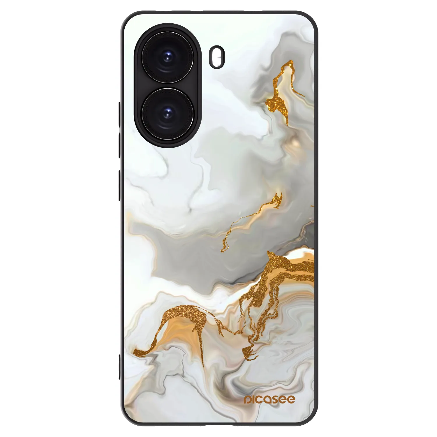 Picasee Μαύρη θήκη σιλικόνης για Xiaomi Poco X7 Pro 5G - Her