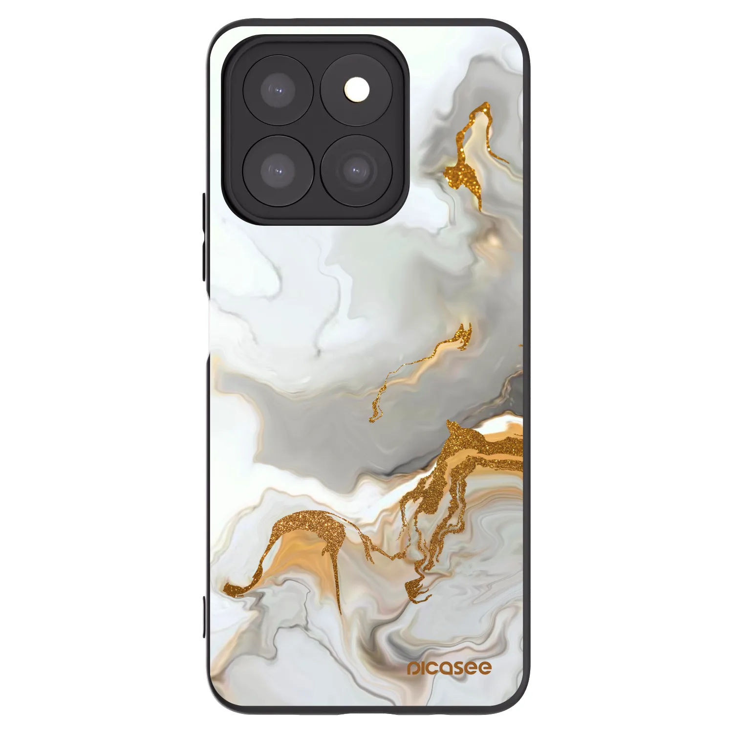 Picasee Μαύρη θήκη σιλικόνης για Honor X8c - Her