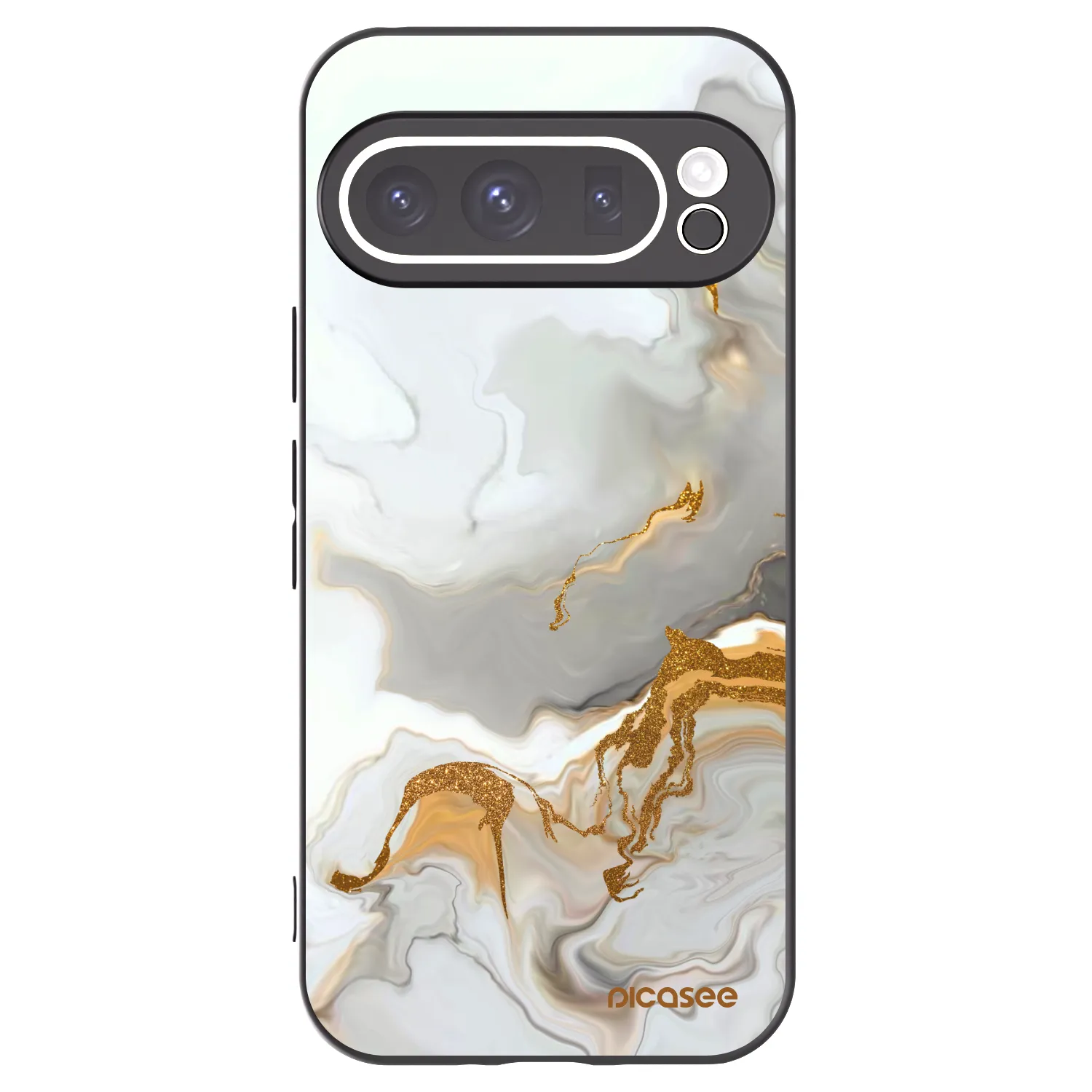 Picasee Μαύρη θήκη σιλικόνης για Google Pixel 9 Pro - Her