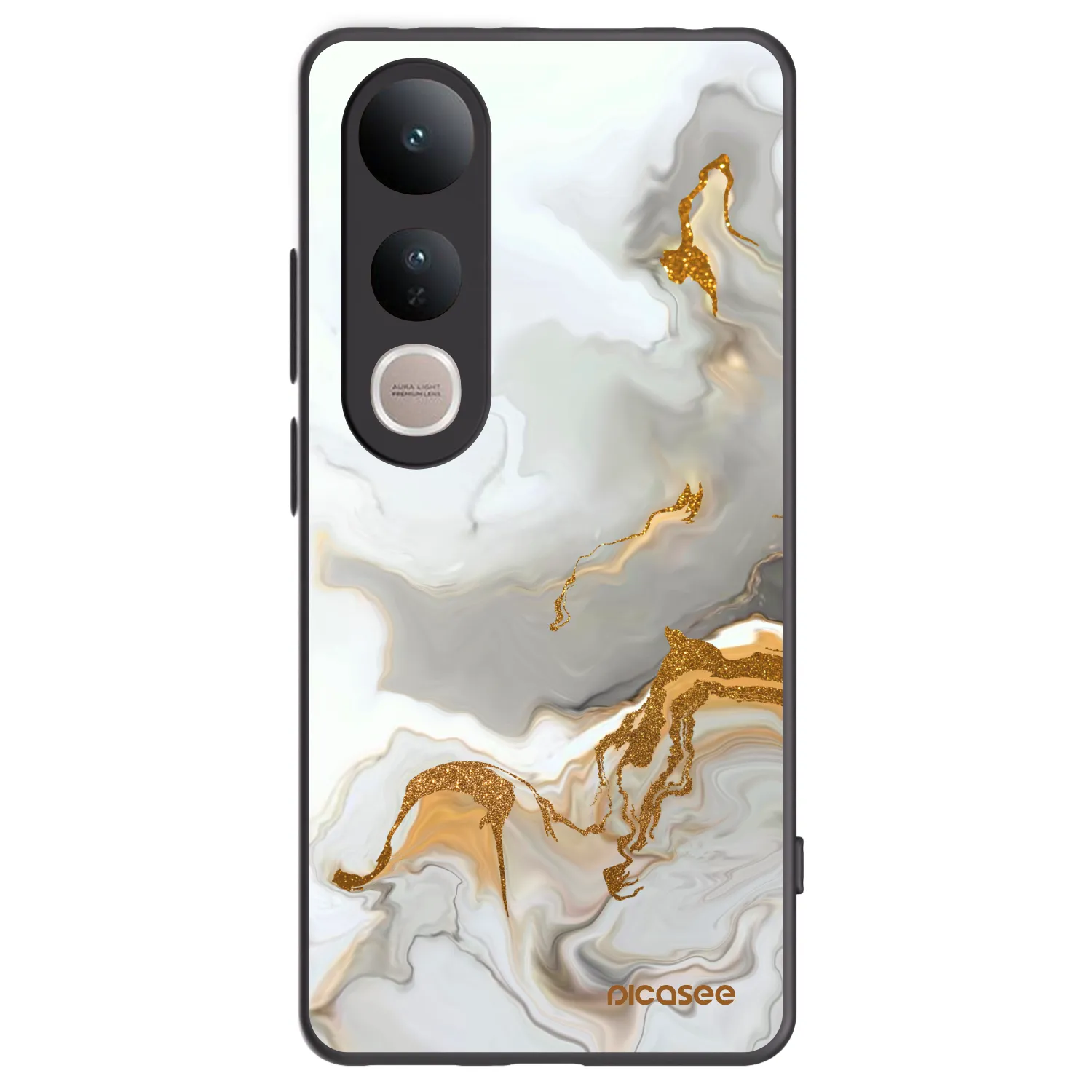 Picasee Μαύρη θήκη σιλικόνης για Vivo V50 Lite 5G - Her