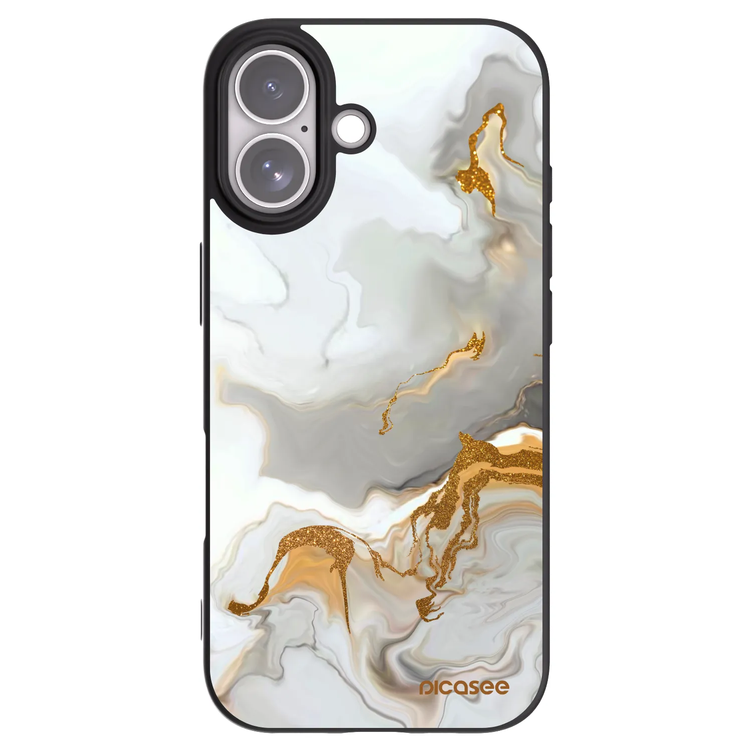 Picasee Μαύρη θήκη σιλικόνης για Apple iPhone 17 - Her