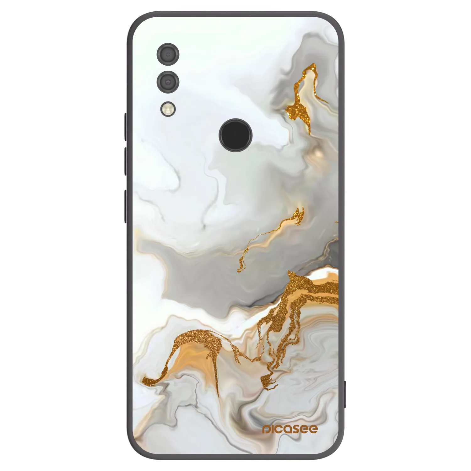 Picasee Μαύρη θήκη σιλικόνης για Xiaomi Redmi 7 - Her