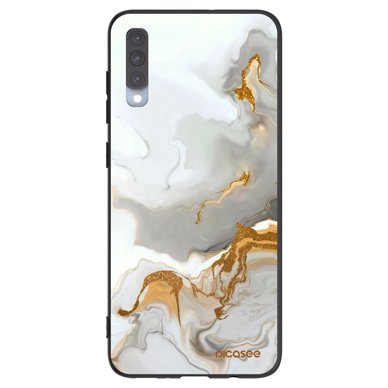 Picasee Μαύρη θήκη σιλικόνης για Samsung Galaxy A70 A705F - Her