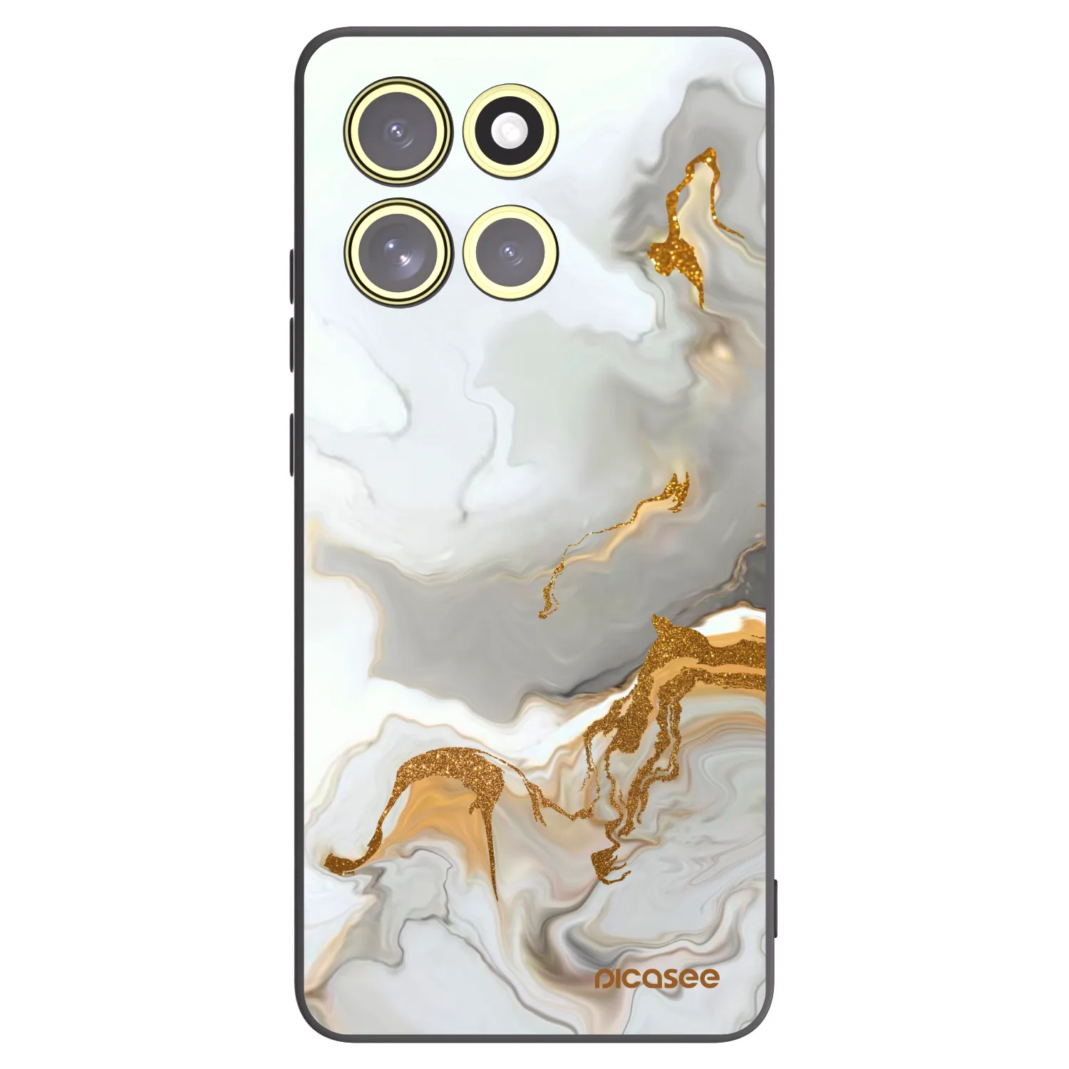 Picasee Μαύρη θήκη σιλικόνης για Motorola Moto G86 5G - Her