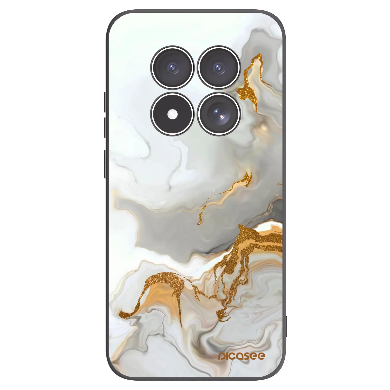 Picasee Μαύρη θήκη σιλικόνης για Xiaomi Redmi Note 15 Pro 4G - Her