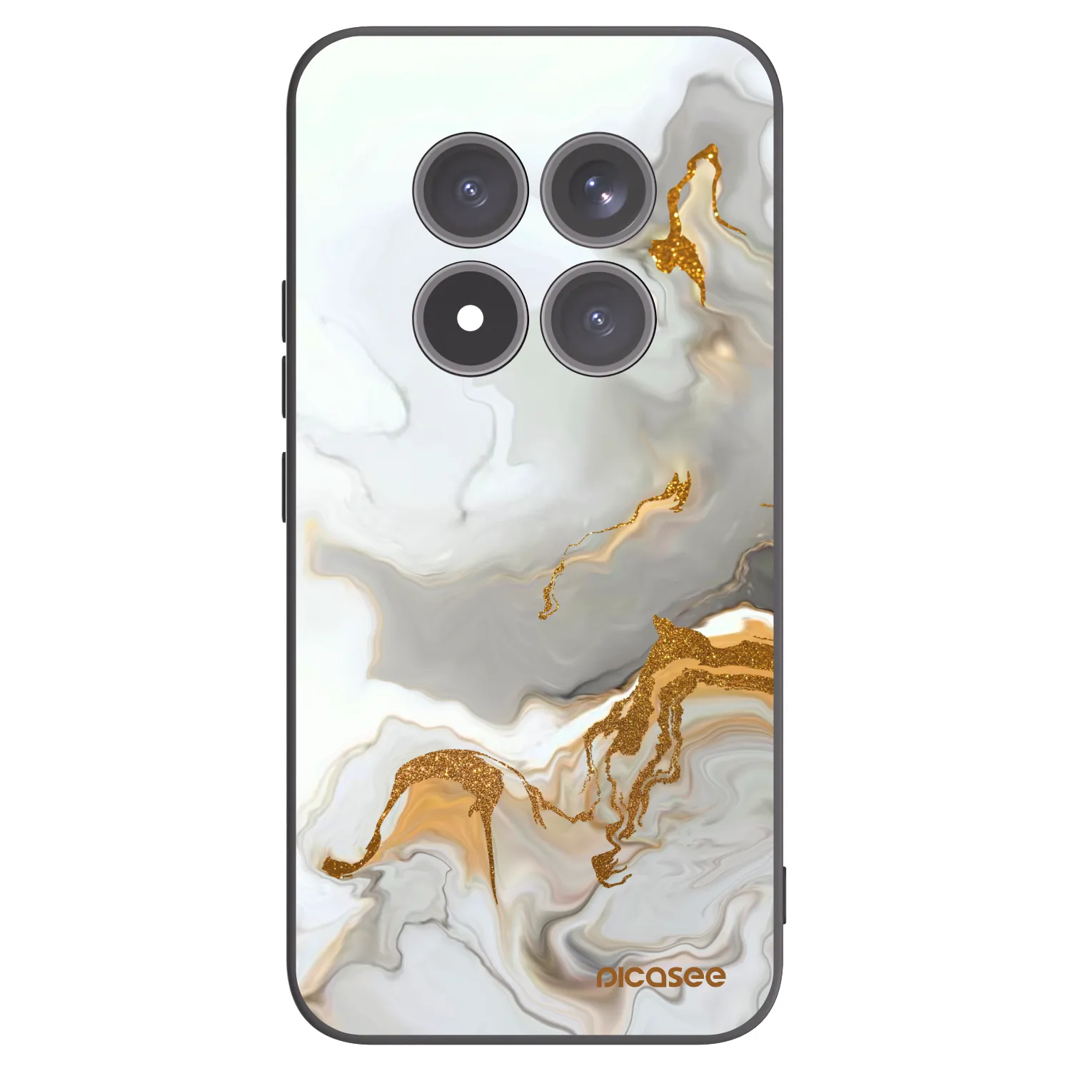 Picasee Μαύρη θήκη σιλικόνης για Xiaomi Redmi Note 15 Pro+ - Her