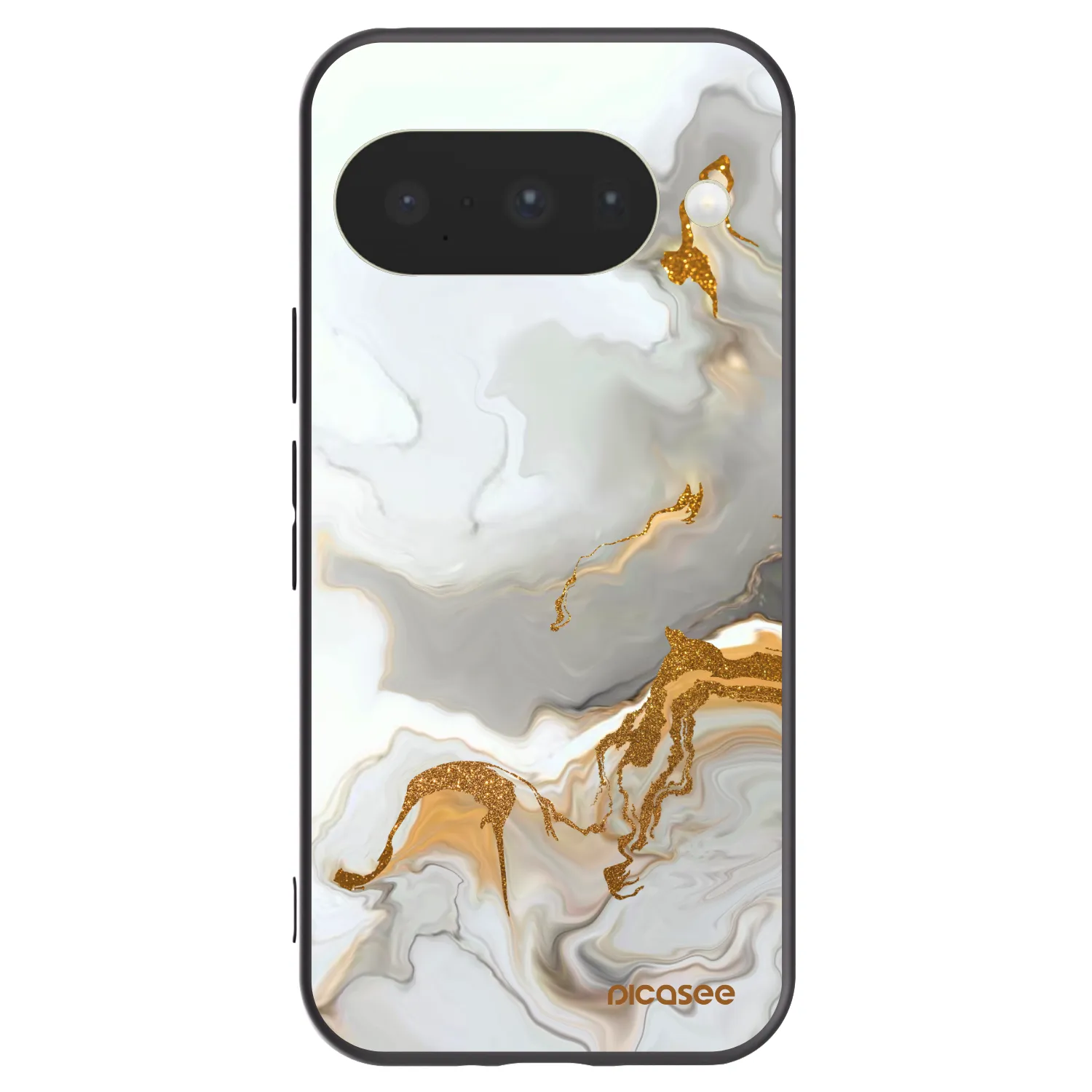 Picasee Μαύρη θήκη σιλικόνης για Google Pixel 10 - Her