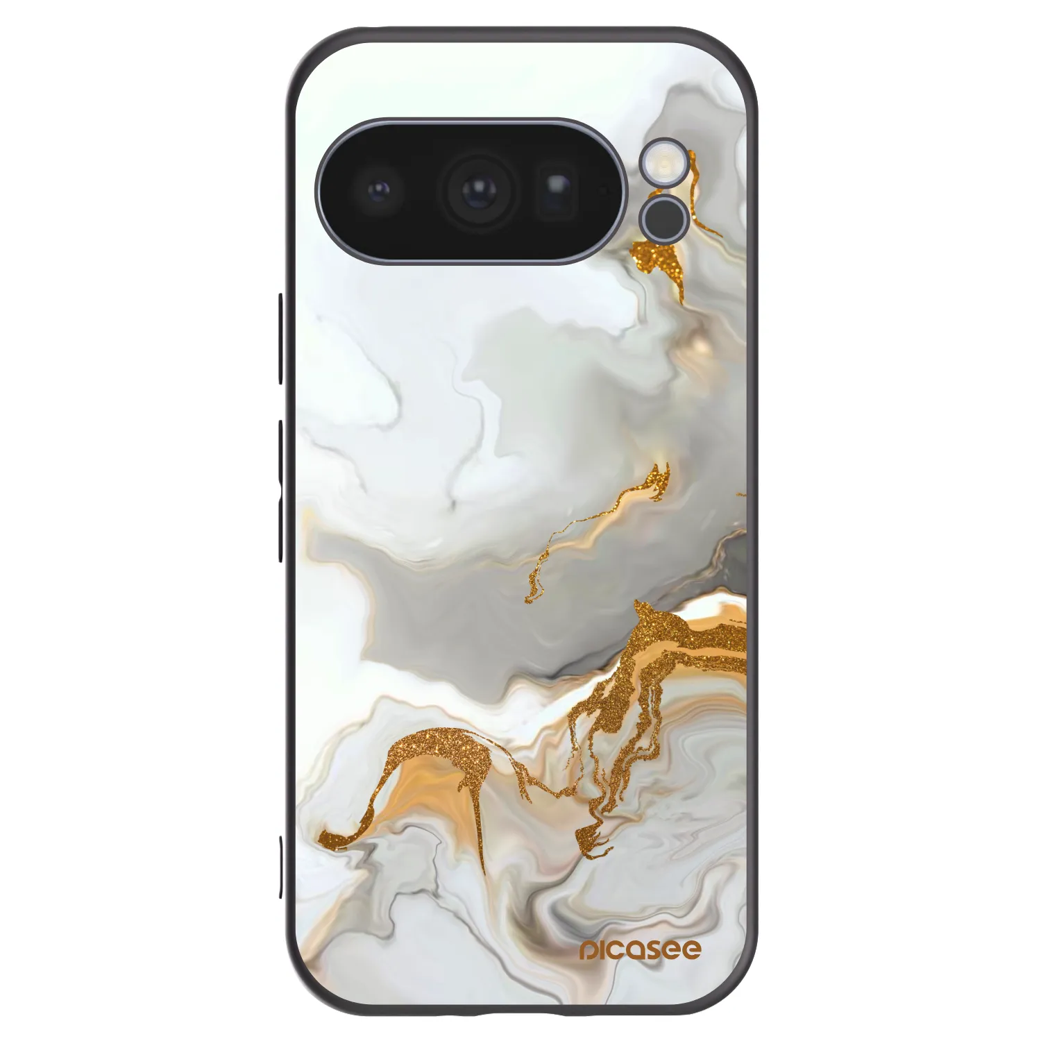 Picasee Μαύρη θήκη σιλικόνης για Google Pixel 10 Pro - Her