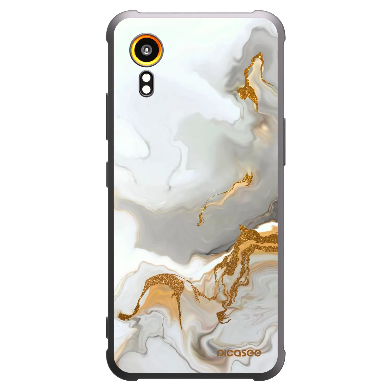 Picasee Μαύρη θήκη σιλικόνης για Samsung Galaxy Xcover 7 - Her