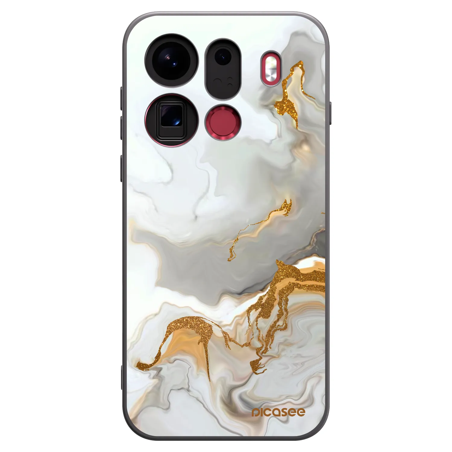 Picasee Μαύρη θήκη σιλικόνης για OPPO Find X9 Pro - Her