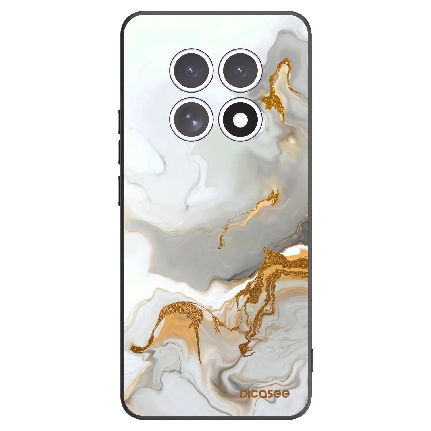 Picasee Μαύρη θήκη σιλικόνης για Xiaomi Redmi Note 15 5G - Her