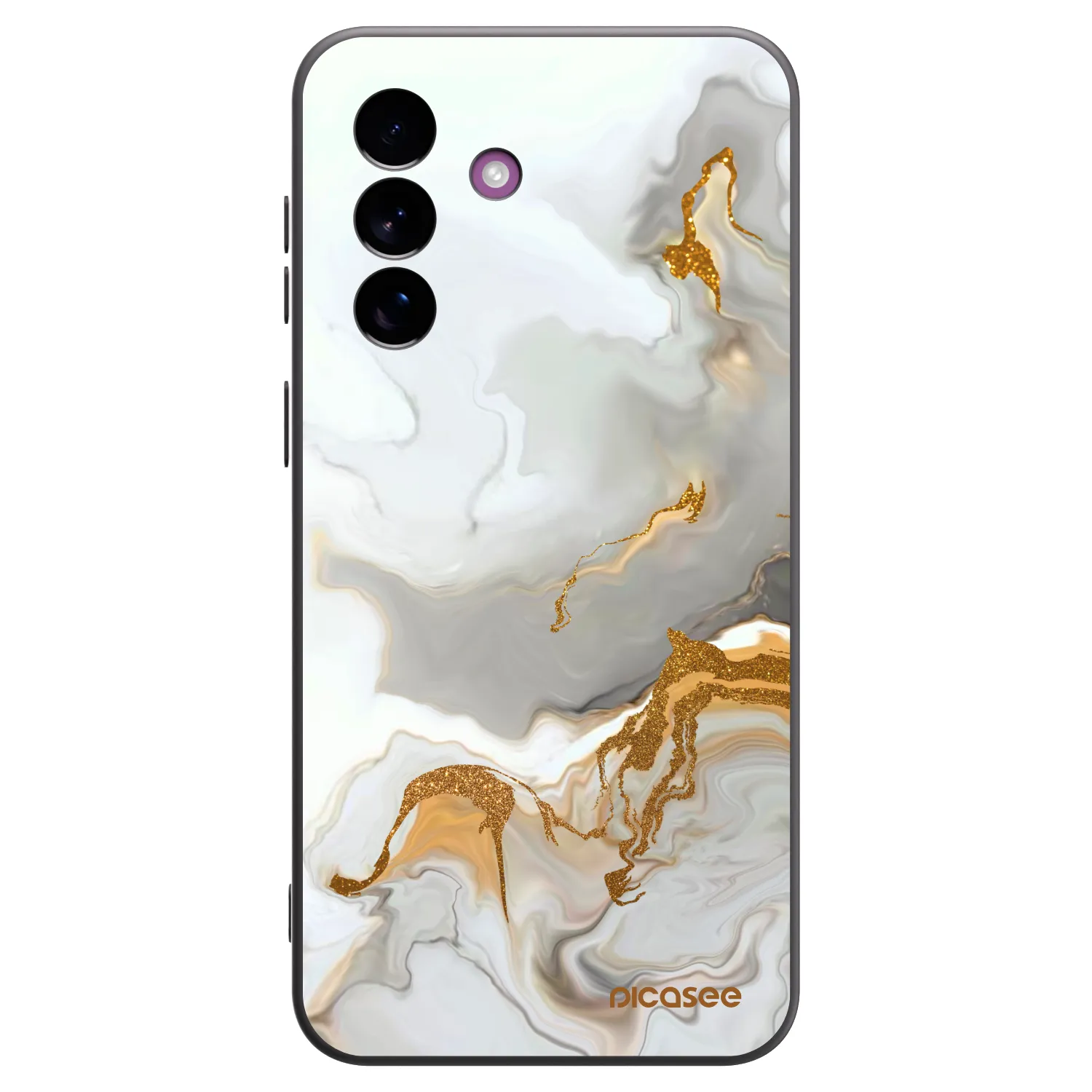 Picasee Μαύρη θήκη σιλικόνης για Samsung Galaxy A37 - Her