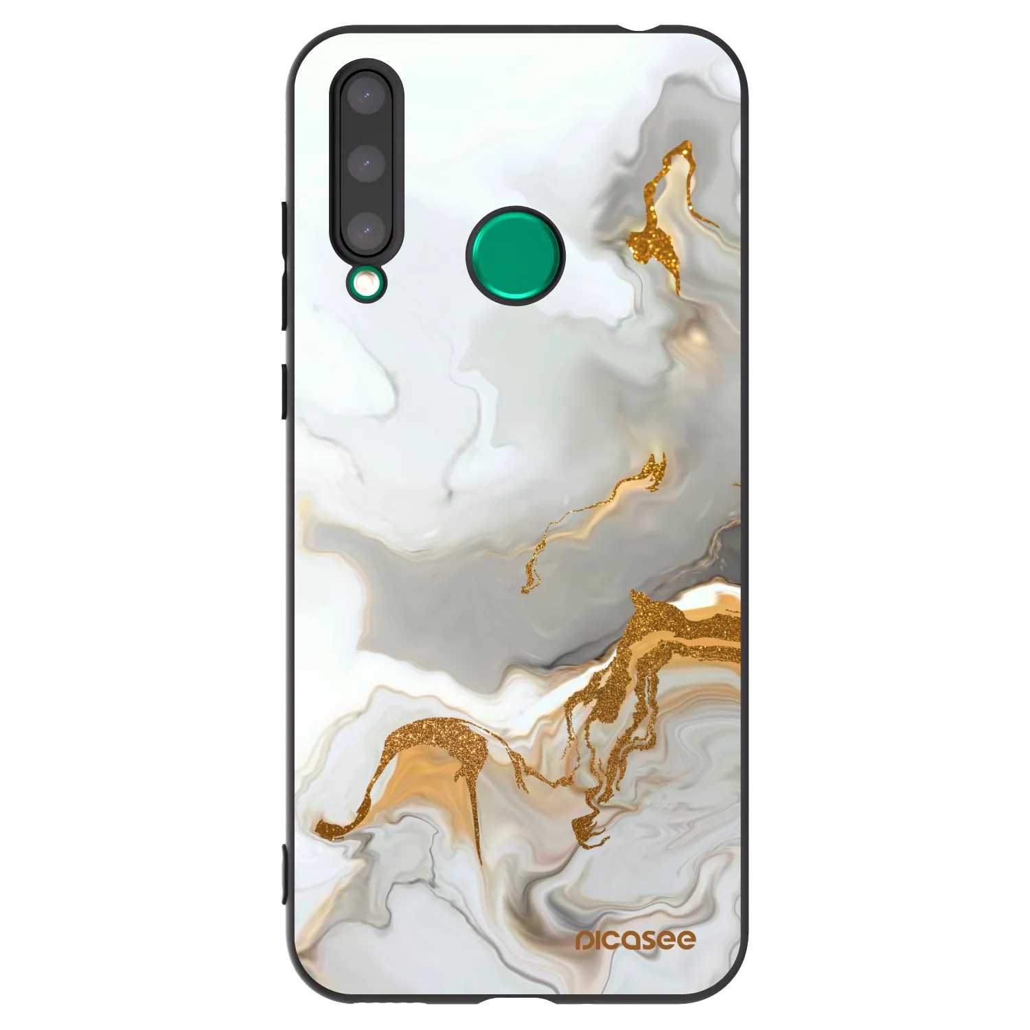 Picasee Μαύρη θήκη σιλικόνης για Honor 20 Lite - Her