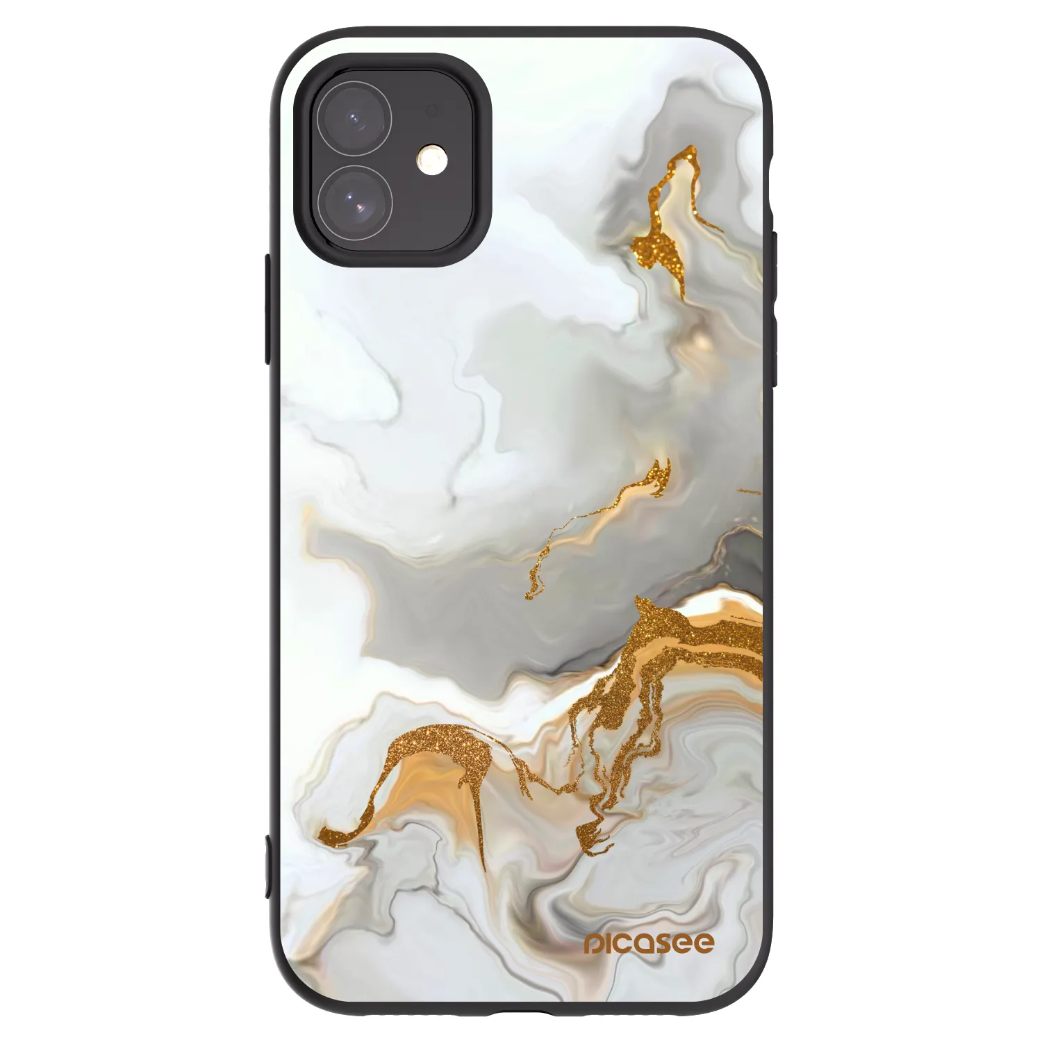 Picasee Μαύρη θήκη σιλικόνης για Apple iPhone 11 - Her