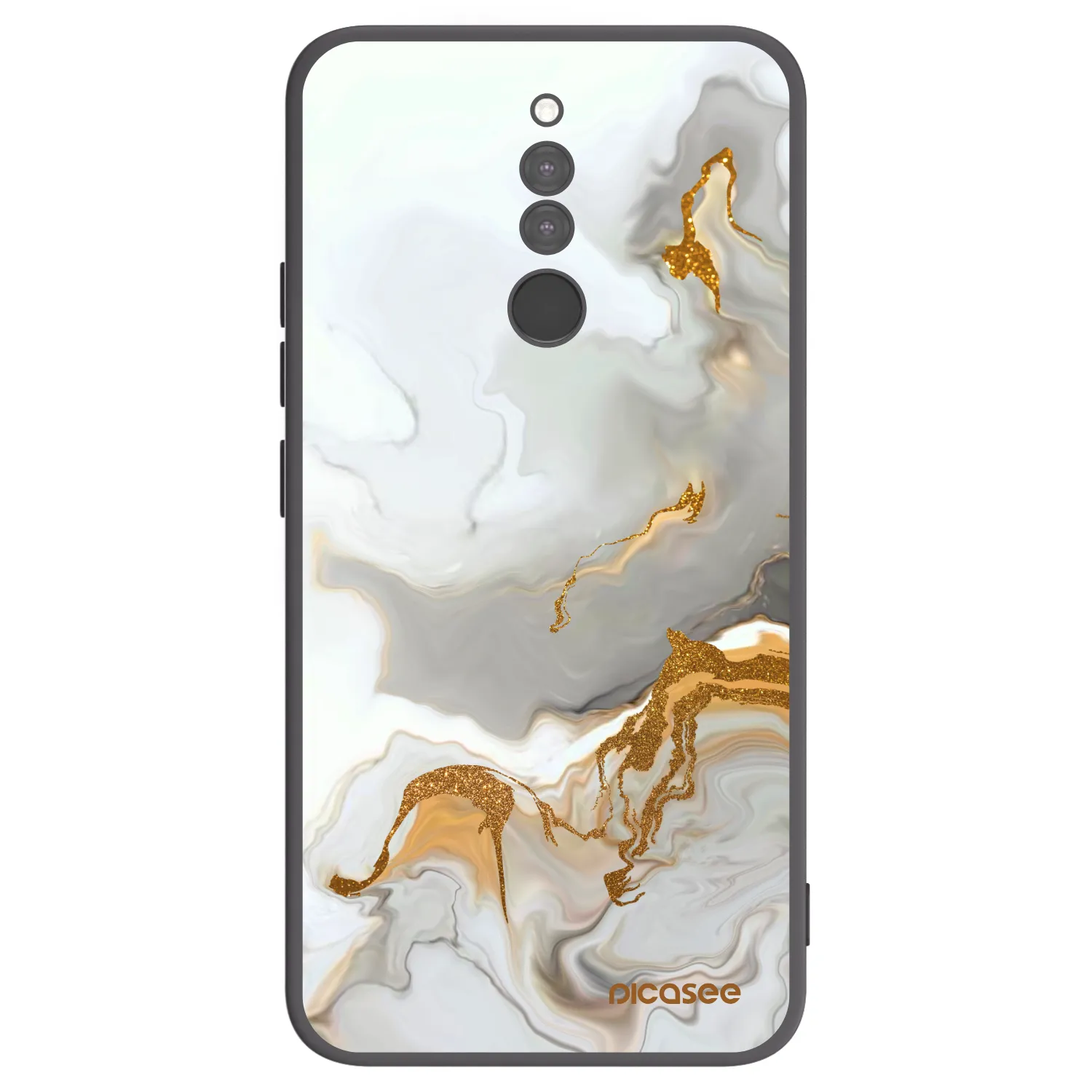 Picasee Μαύρη θήκη σιλικόνης για Xiaomi Redmi 8 - Her