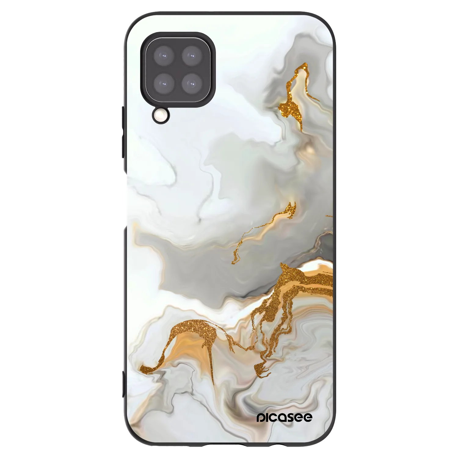 Picasee Μαύρη θήκη σιλικόνης για Huawei P40 Lite - Her
