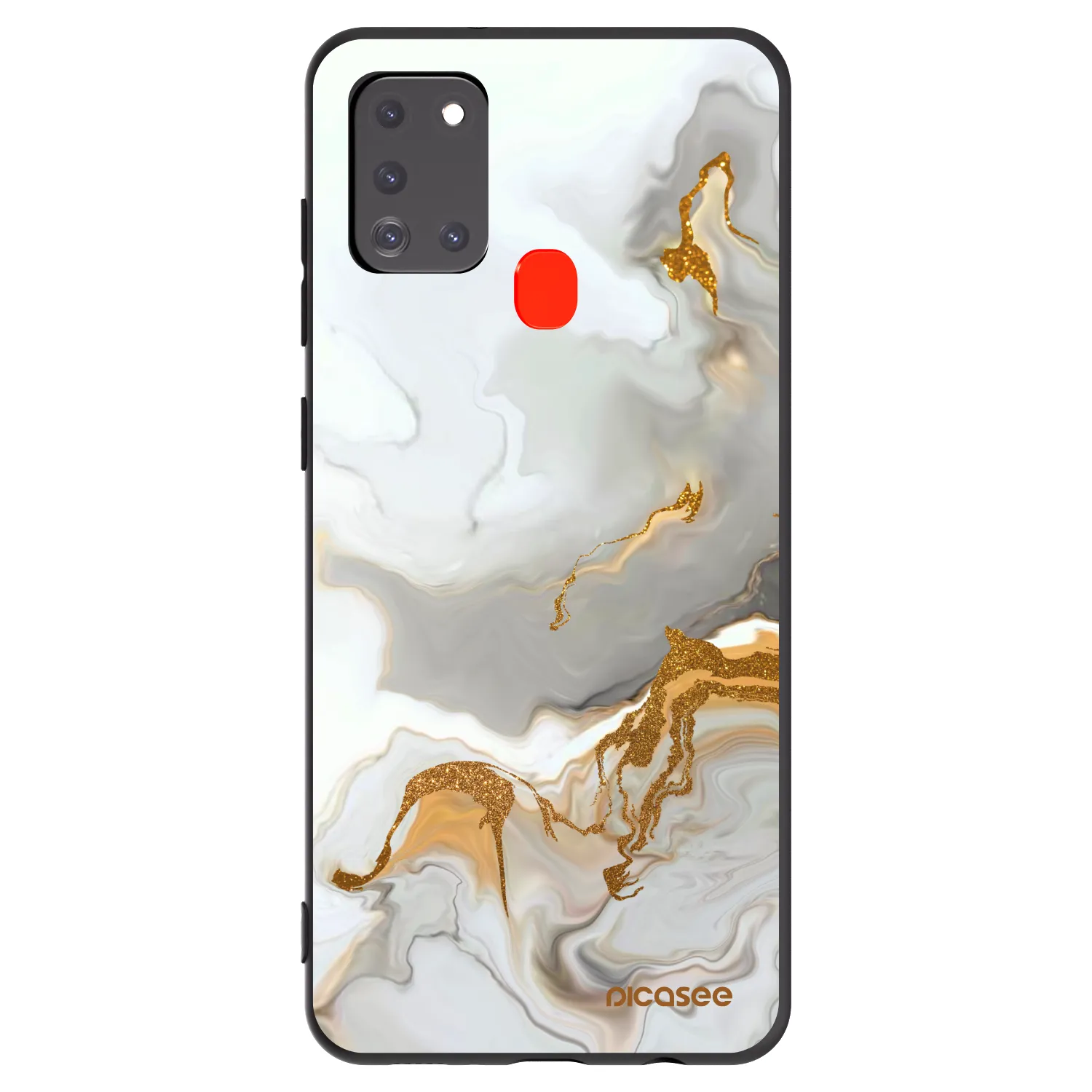 Picasee Μαύρη θήκη σιλικόνης για Samsung Galaxy A21s - Her