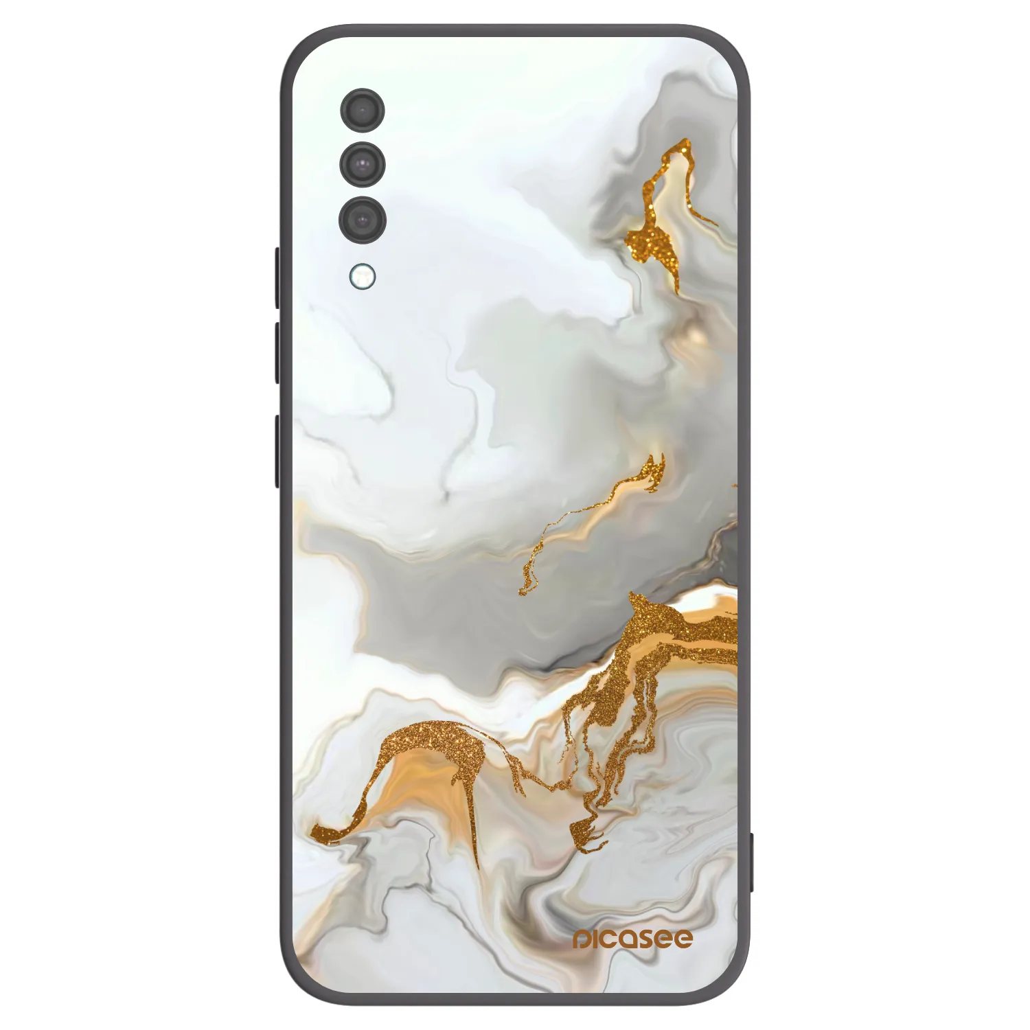 Picasee Μαύρη θήκη σιλικόνης για Samsung Galaxy A30s A307F - Her