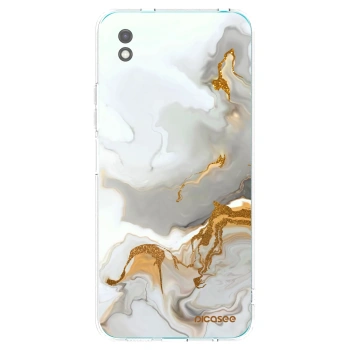 Picasee Μαύρη θήκη σιλικόνης για Xiaomi Redmi 9A - Her