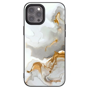 Picasee Μαύρη θήκη σιλικόνης για Apple iPhone 12 Pro Max - Her
