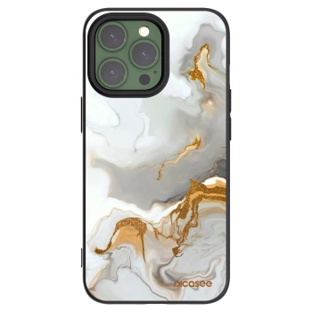 Picasee Μαύρη θήκη σιλικόνης για Apple iPhone 13 Pro - Her