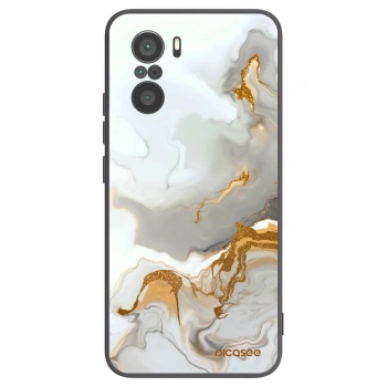 Picasee Μαύρη θήκη σιλικόνης για Xiaomi Poco F3 - Her