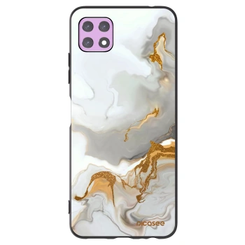 Picasee Μαύρη θήκη σιλικόνης για Samsung Galaxy A22 A226B 5G - Her