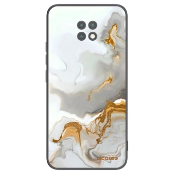 Picasee Μαύρη θήκη σιλικόνης για Xiaomi Redmi Note 9T - Her