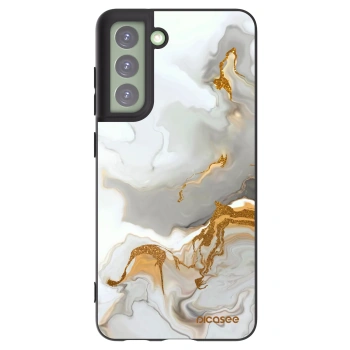 Picasee Μαύρη θήκη σιλικόνης για Samsung Galaxy S21 FE 5G - Her