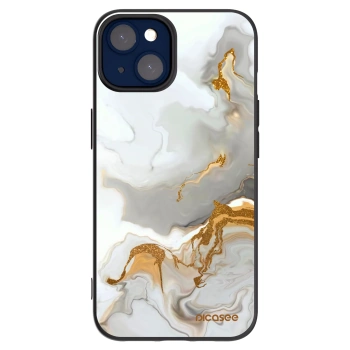Picasee Μαύρη θήκη σιλικόνης για Apple iPhone 14 - Her