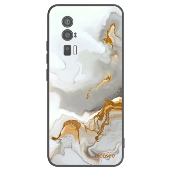Picasee Μαύρη θήκη σιλικόνης για Xiaomi Poco F5 Pro 5G - Her