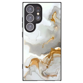 Picasee Μαύρη θήκη σιλικόνης για Samsung Galaxy S24 Ultra S928B 5G - Her