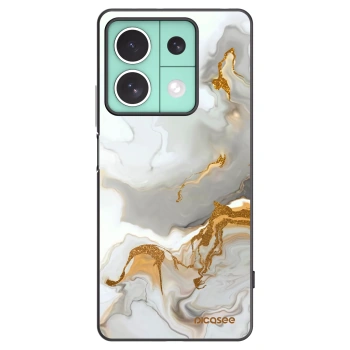 Picasee Μαύρη θήκη σιλικόνης για Xiaomi Redmi Note 13 5G - Her