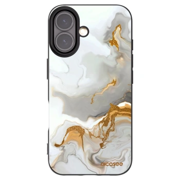 Picasee Μαύρη θήκη σιλικόνης για Apple iPhone 16 - Her