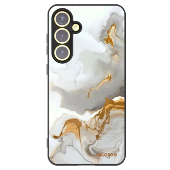 Picasee Μαύρη θήκη σιλικόνης για Samsung Galaxy S24 FE S721B - Her
