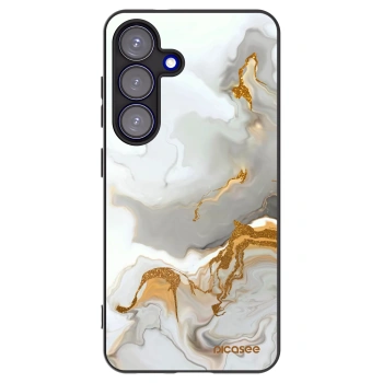 Picasee Μαύρη θήκη σιλικόνης για Samsung Galaxy S25 5G - Her