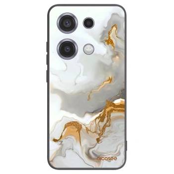 Picasee Μαύρη θήκη σιλικόνης για Xiaomi Redmi Note 14S - Her