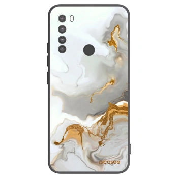 Picasee Μαύρη θήκη σιλικόνης για Xiaomi Redmi Note 8 - Her