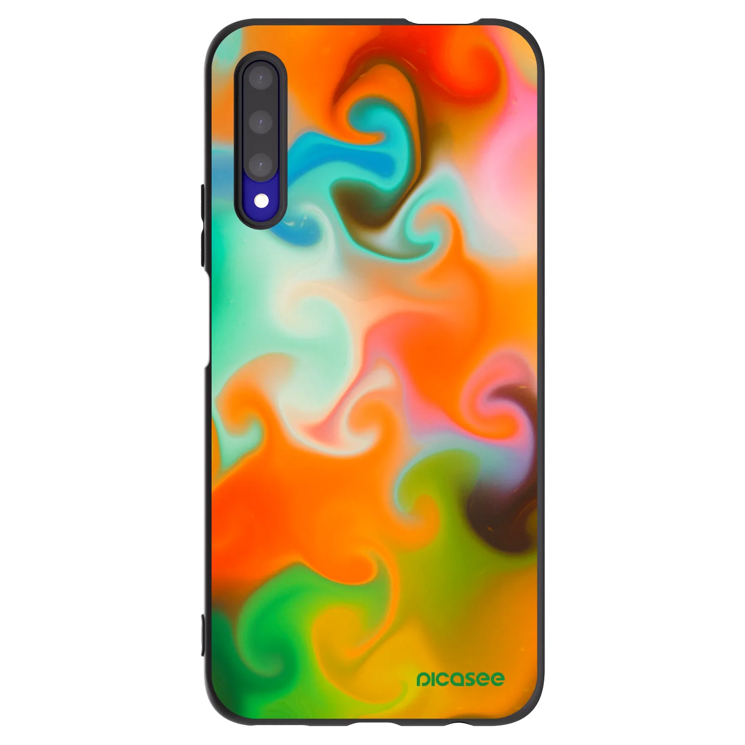 Picasee Μαύρη θήκη σιλικόνης για Honor 9X Pro - Juice