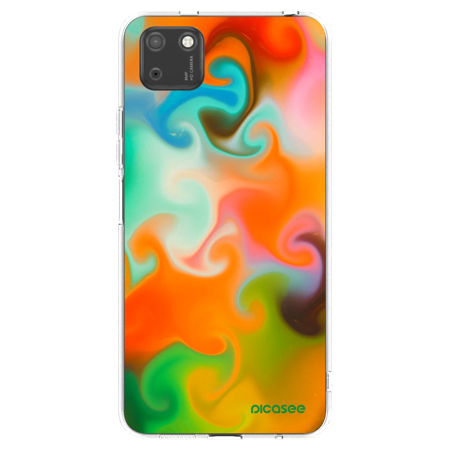 Picasee διαφανής θήκη σιλικόνης Huawei Y5P - Juice