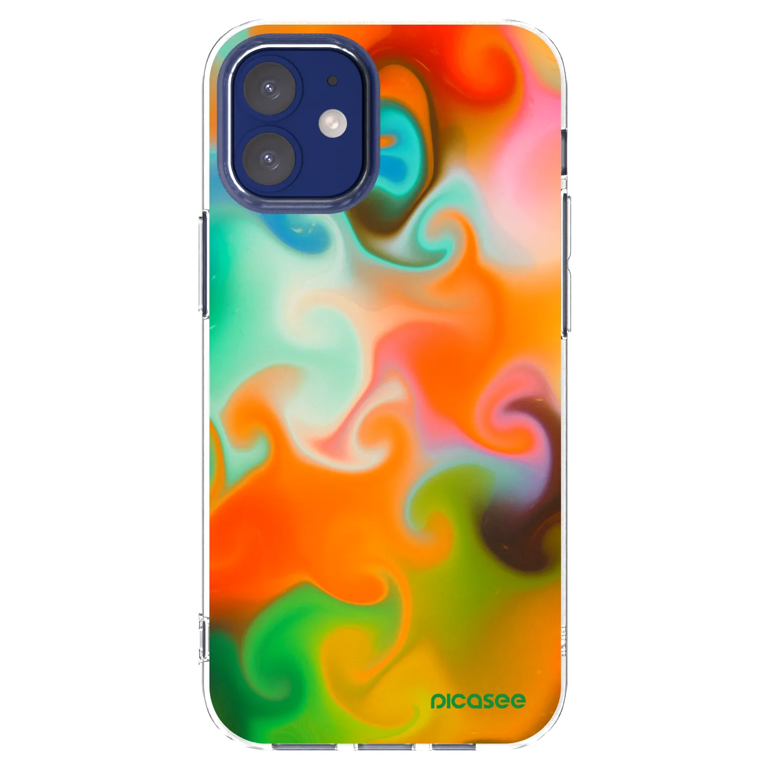 Picasee διαφανής θήκη σιλικόνης Apple iPhone 12 mini - Juice