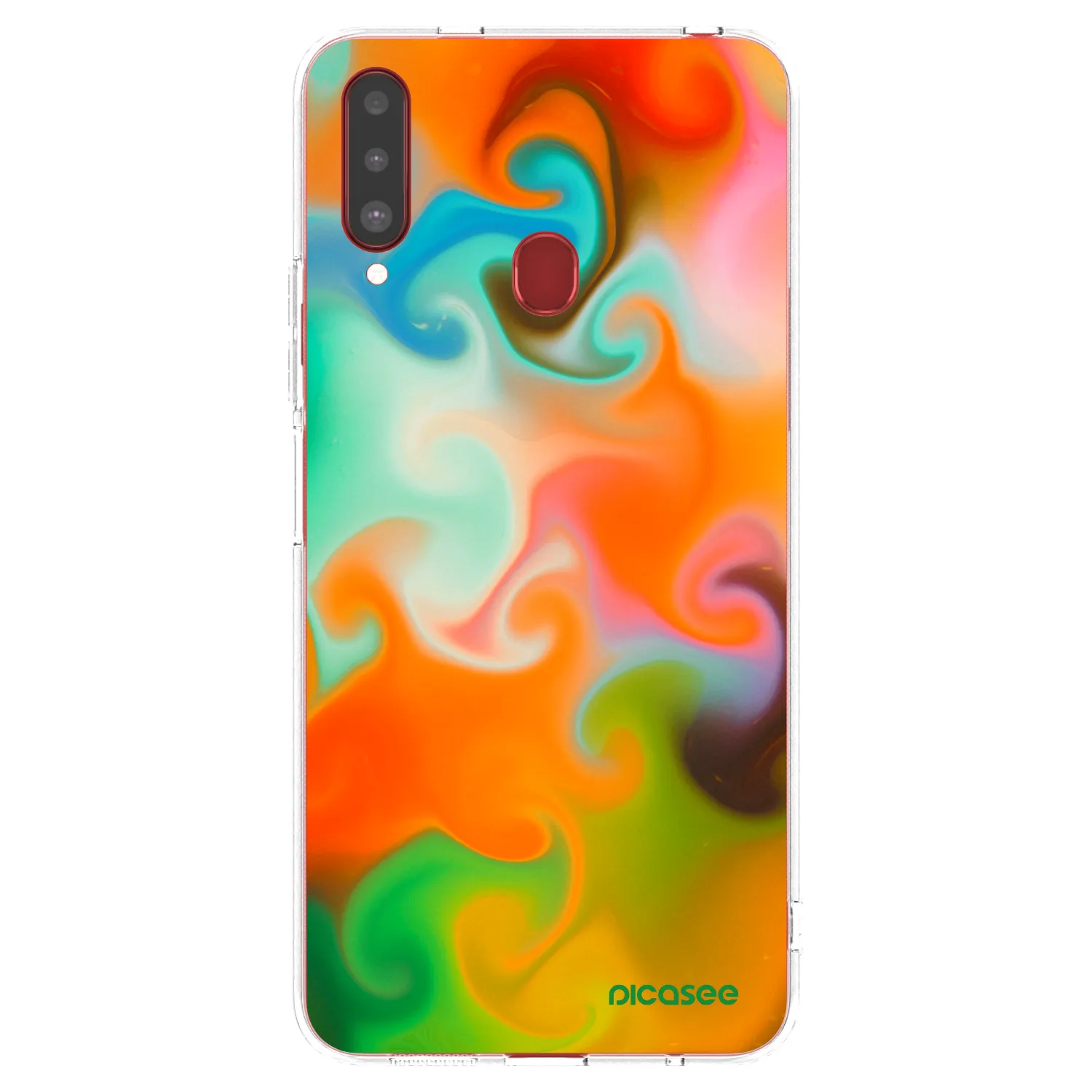 Picasee διαφανής θήκη σιλικόνης Samsung Galaxy A20s - Juice