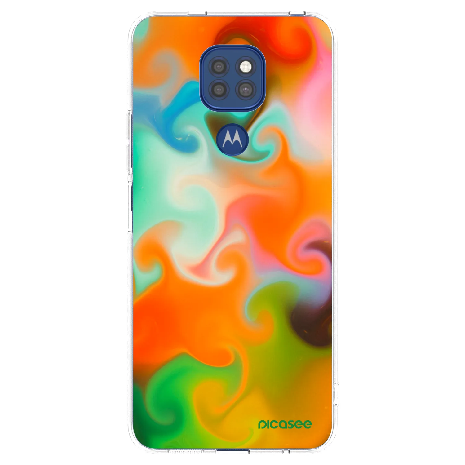 Picasee διαφανής θήκη σιλικόνης Motorola Moto G9 Play - Juice
